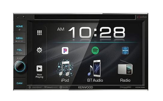 Kenwood eXcelon  DDX-396 Double DIN Monitor In-Dash Bluetooth DVD Receiver - Freeman's Car Stereo