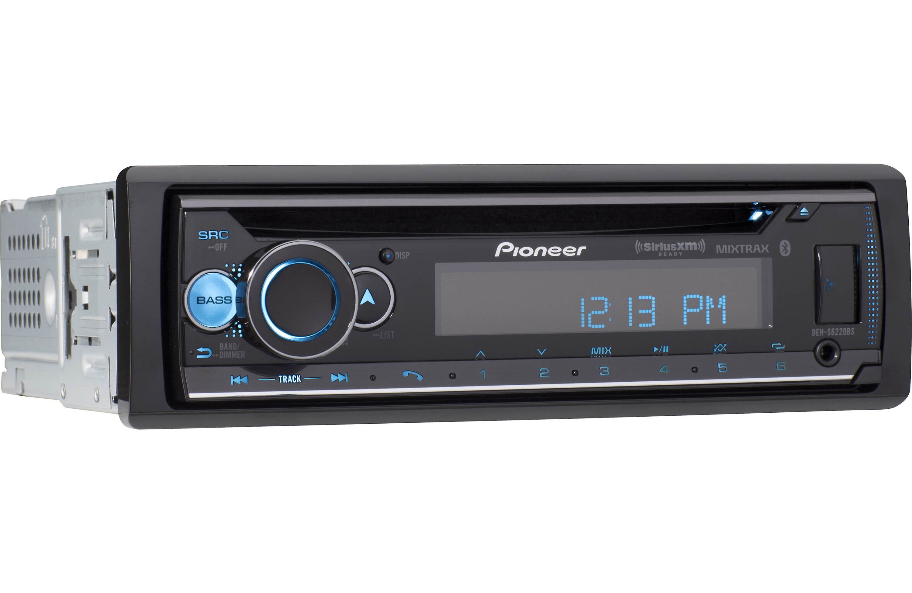 Pioneer DEH-S6220BS 1-DIN In-Dash CD/DM and Bluetooth Receiver - SiriusXM Ready