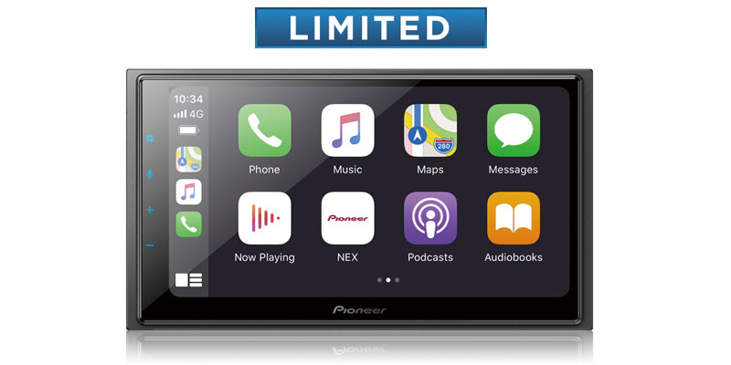 Pioneer DMH-W4660NEX 2-DIN Multimedia Receiver w/ Wireless Apple CarPlay & Android Auto