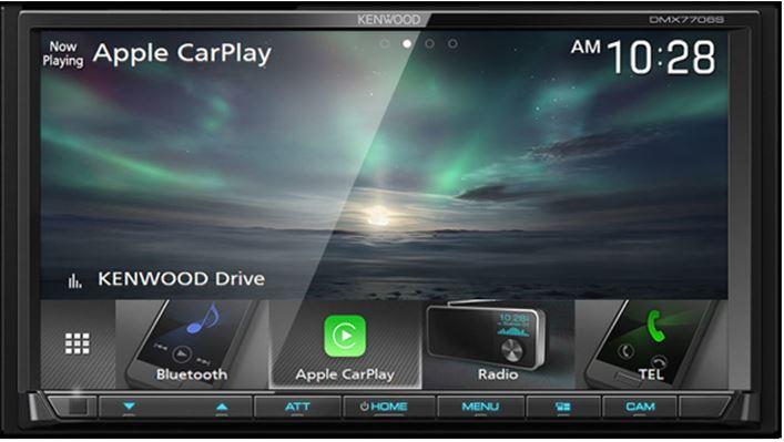 Kenwood DMX7706S 6.95" Digital Multimedia Receiver With Apple Car Play and Android Auto - Freeman's Car Stereo