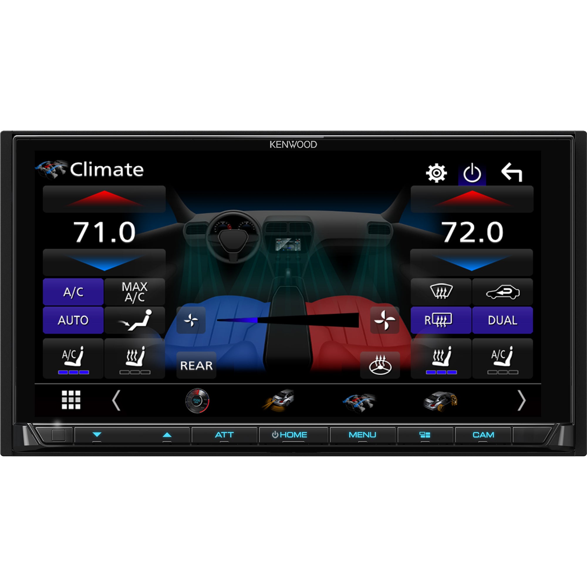 Kenwood DMX958XR Car Receiver w Wireless Apple CarPlay Android Auto