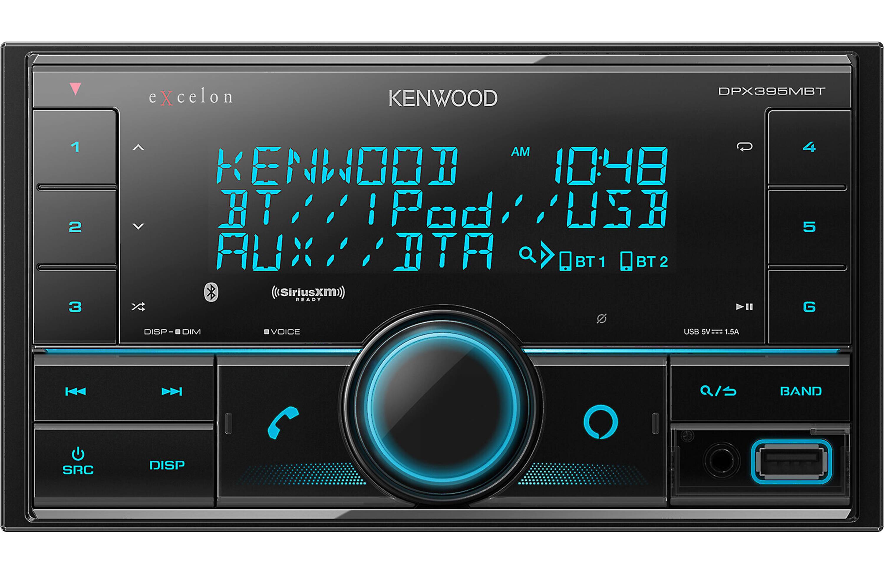 Kenwood DPX395MBT 2-DIN Digital Media Receiver