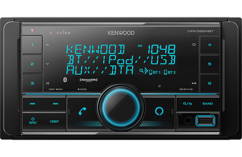Kenwood DPX395MBT 2-DIN Digital Media Receiver