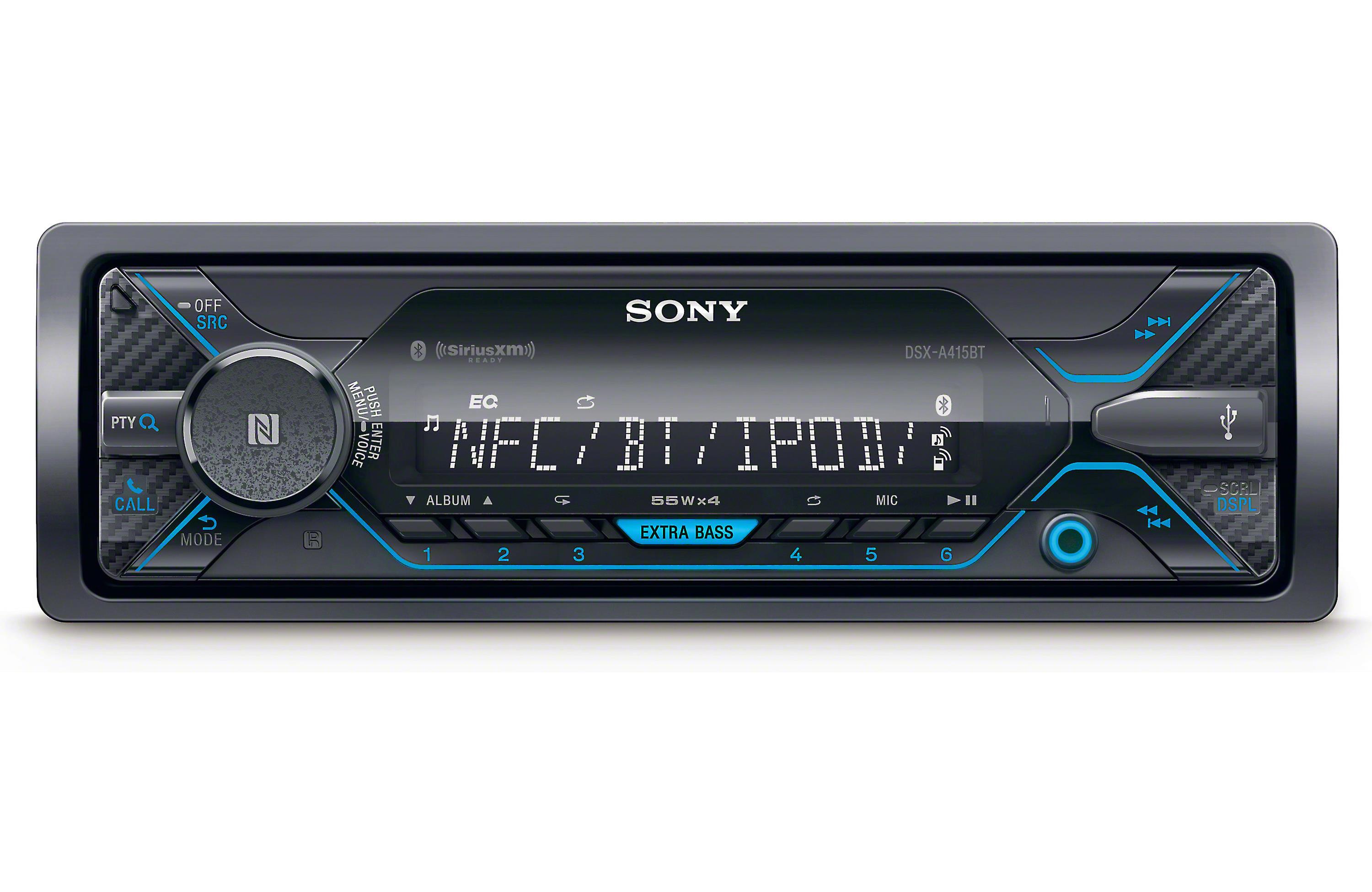 Sony DSX-A415BT 1-DIN Digital Media Receiver