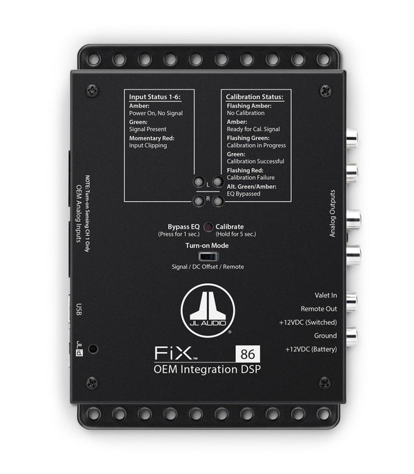 JL Audio FiX-86 - OEM Integration DSP with Automatic Time Correction - Freeman's Car Stereo