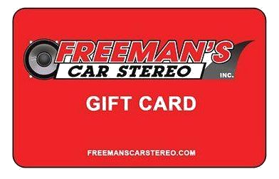 Freeman's Car Stereo Online Gift Card - Freeman's Car Stereo