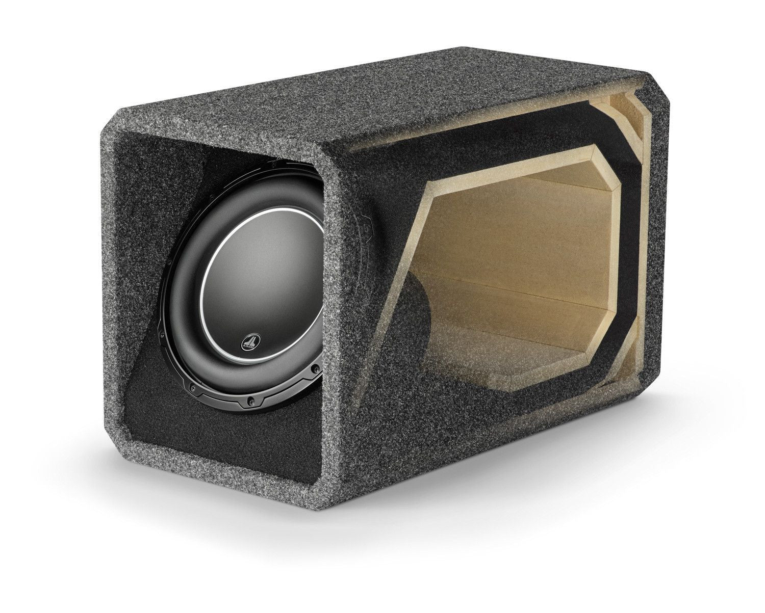 JL AUDIO HO110-W6v3 - Single 10W6v3 H.O. Wedge, Ported, 2 Ω - Freeman's Car Stereo