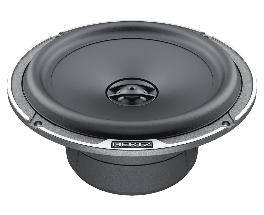 HERTZ CPX165 6.5" Pro Series 285W 2-Way Coaxial Speakers With Tetolon Tweeters & Grills