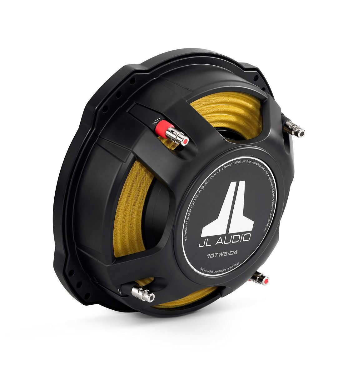 JL AUDIO 10TW3-D4 - TW3 10-inch Subwoofer Driver (400 W, dual 4 Ω voice coils) - Freeman's Car Stereo