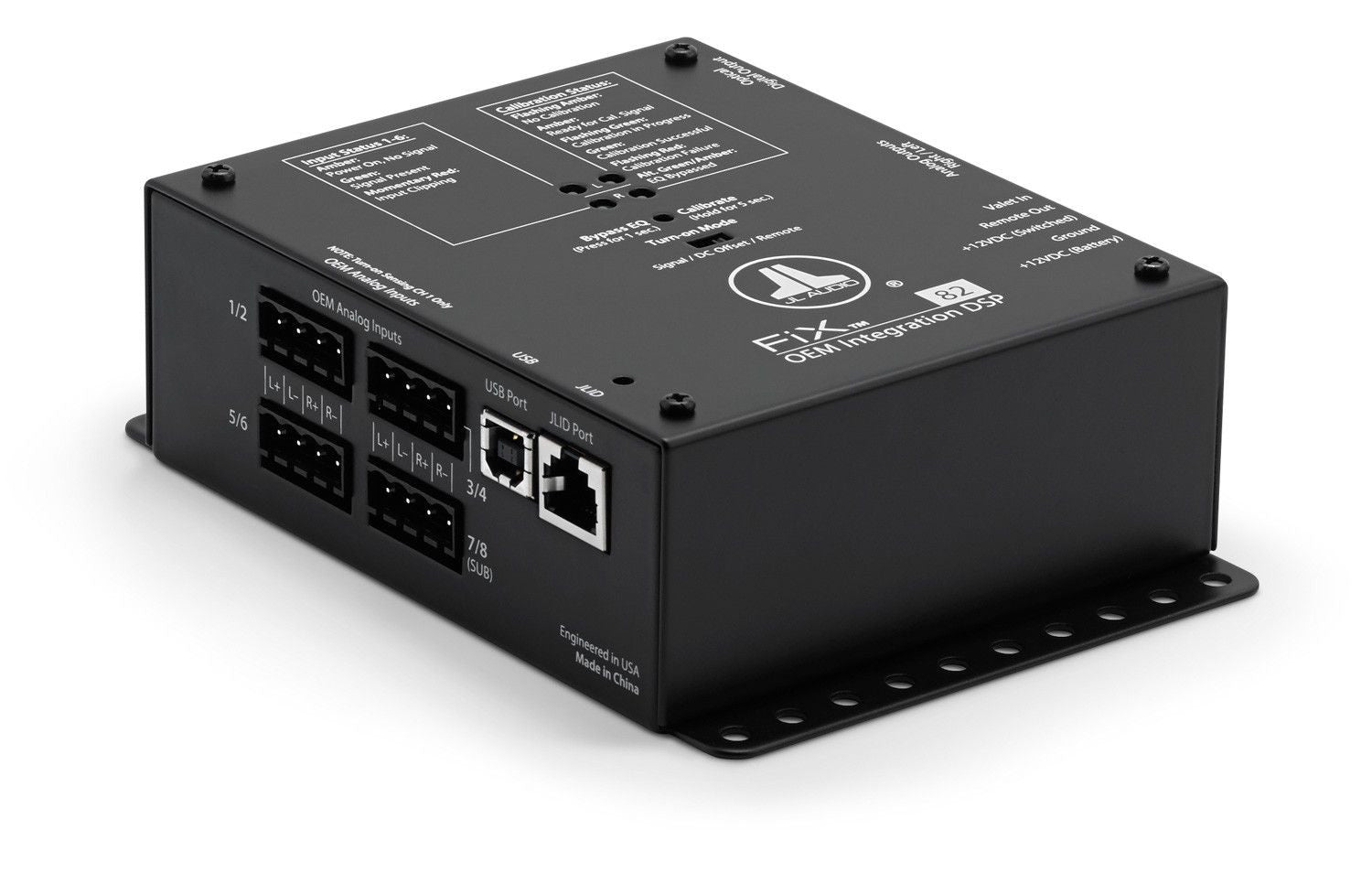 JL Audio FiX-82 - OEM Integration DSP with Automatic Time Correction and Digital EQ - Freeman's Car Stereo
