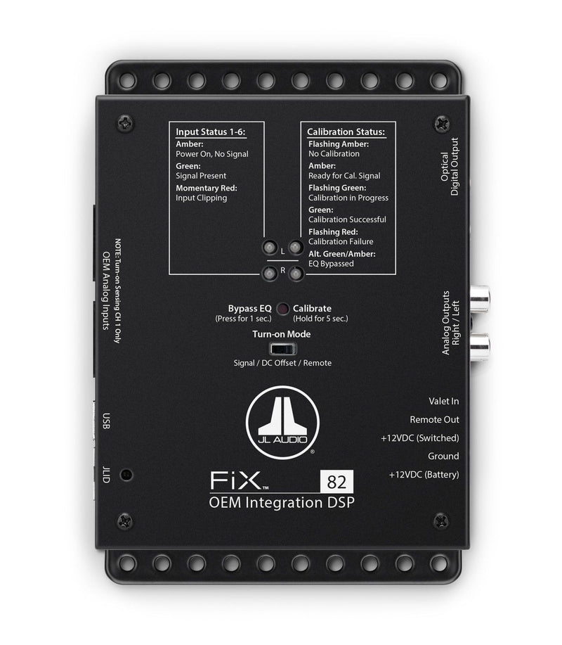 JL Audio FiX-82 - OEM Integration DSP with Automatic Time Correction and Digital EQ - Freeman's Car Stereo