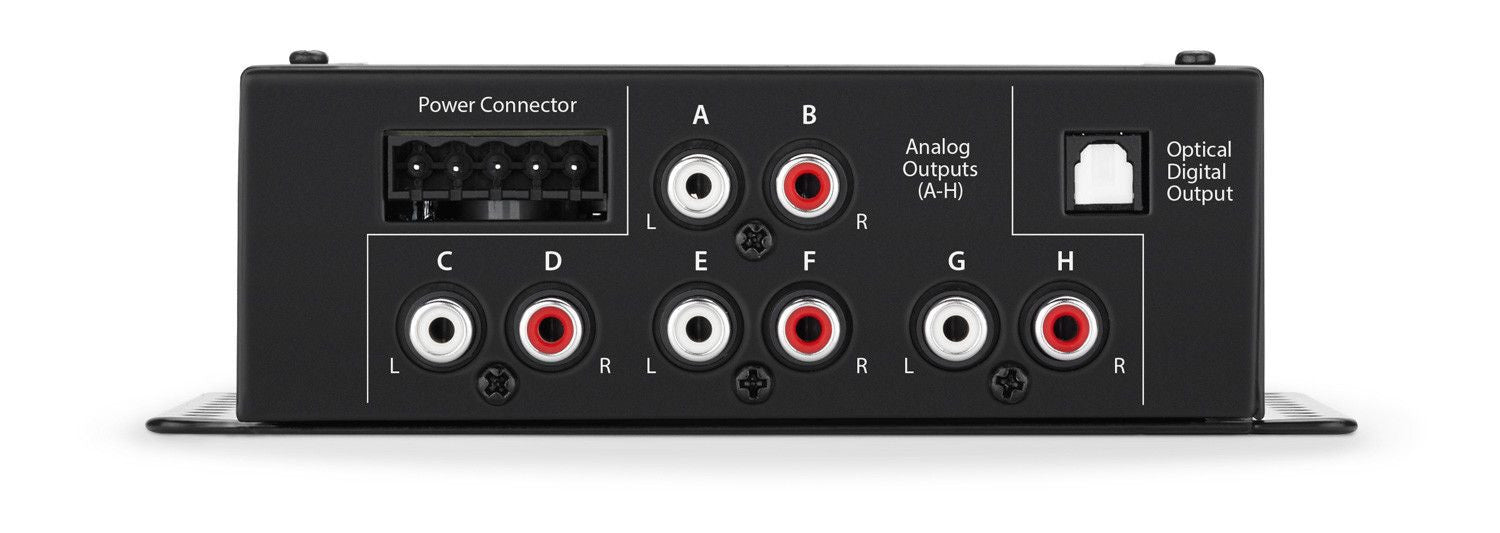 JL Audio TwK-D8 System Tuning DSP Digital Input 8 Outputs w/ RCA