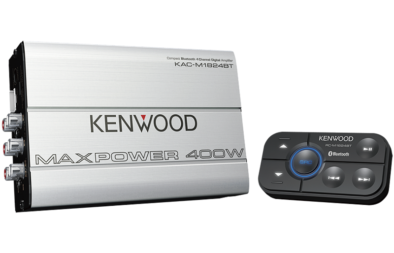 Kenwood KAC-M1824BT Compact Bluetooth 4 Channel Digital Amplifier - Freeman's Car Stereo