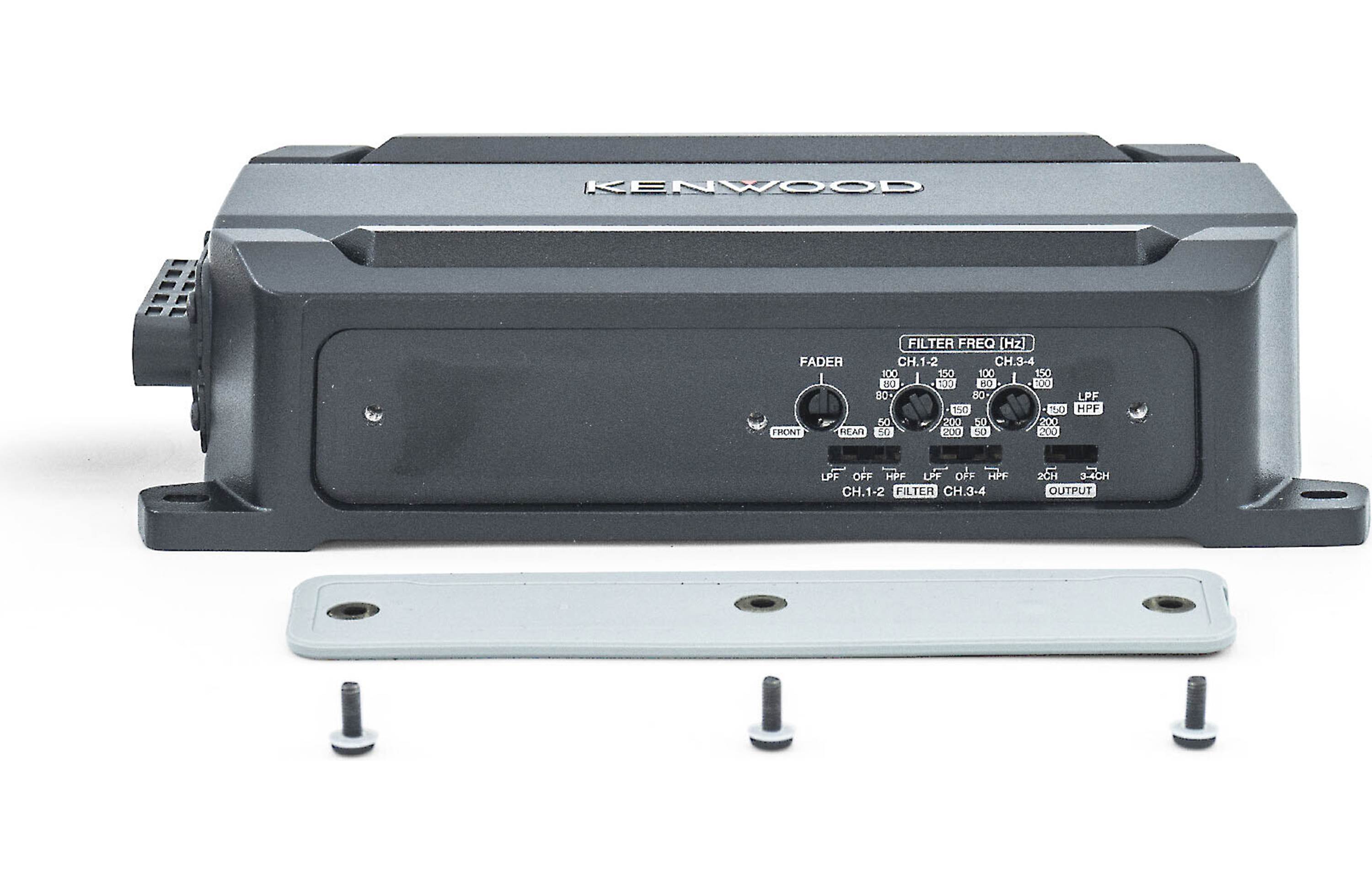 Kenwood KAC-M5024BT Compact 4-Channel Marine Amp w/ Bluetooth Connecti
