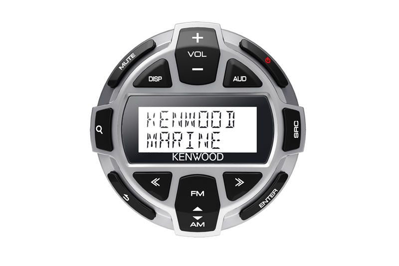 KENWOOD KCA-RC55MR - Rounded Wired Marine LCD Remote Control with IPX7 protection - Freeman's Car Stereo