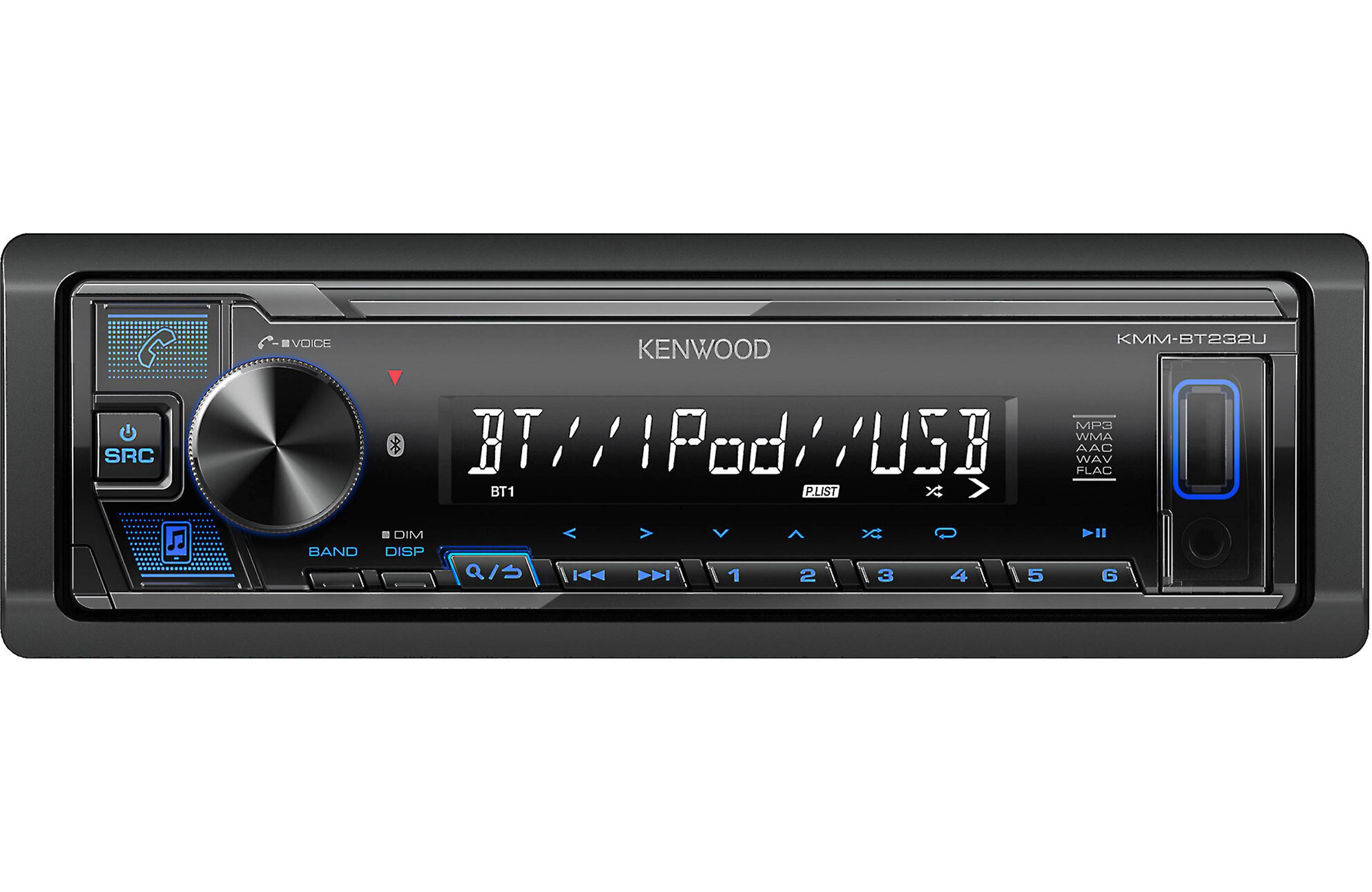 Kenwood KMM-BT232U 1-DIN Digital Media Receiver