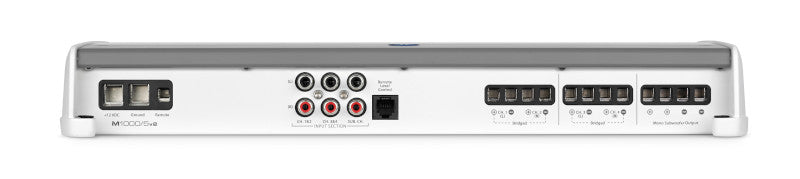 JL Audio M1000/5v2 Amp + x2 Pairs M650-CCX-CG-WH + M6-10IB-C-GWGW Sub Bundle