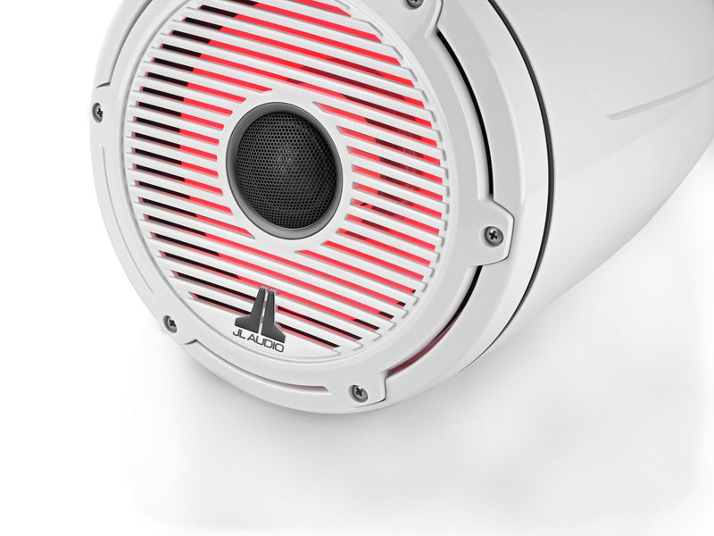 JL Audio M6-880ETXv3-Gw-C-GwGw-I White Wakeboard Tower Speakers