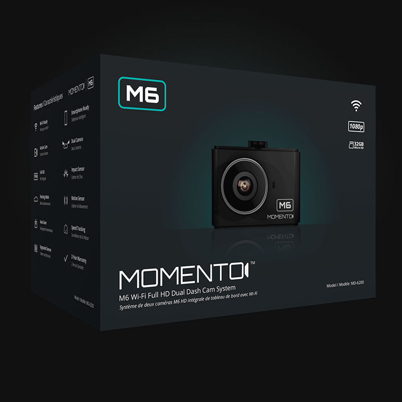 Momento M6 Wi-Fi HD Dual Dash Camera