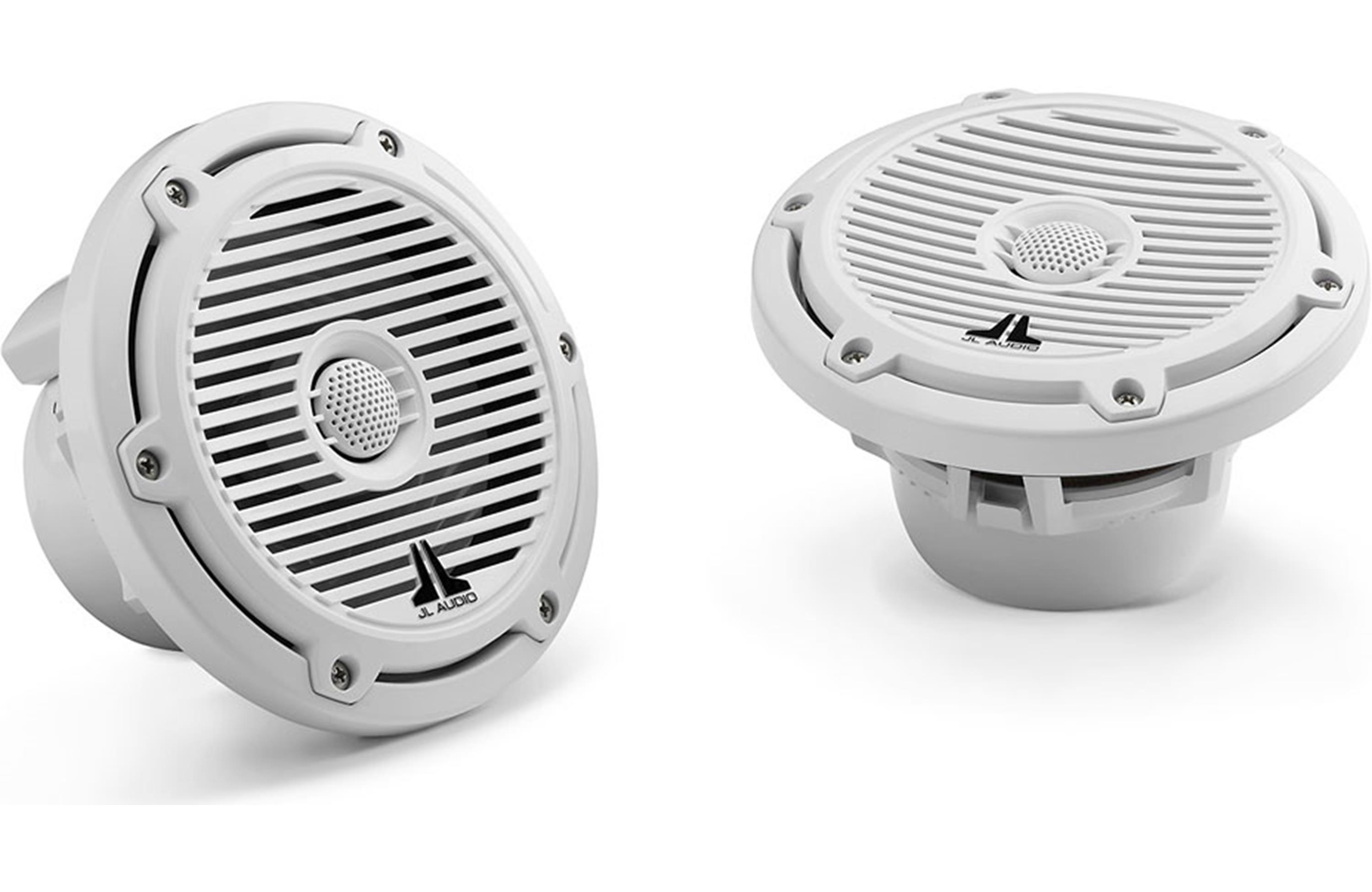 JL Audio M1000/5v2 Amp + x2 Pairs M650-CCX-CG-WH + M6-10IB-C-GWGW Sub Bundle