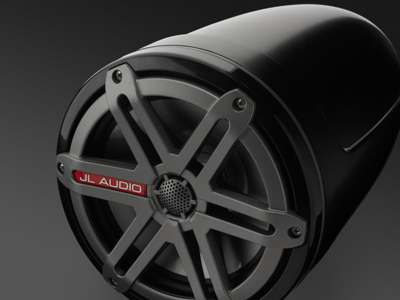 JL Audio M880-CCX-SG-TB/MCS-88CCX5-4-TB 8.8" Marine Speakers - Black w/ Titanium, Sport Grille