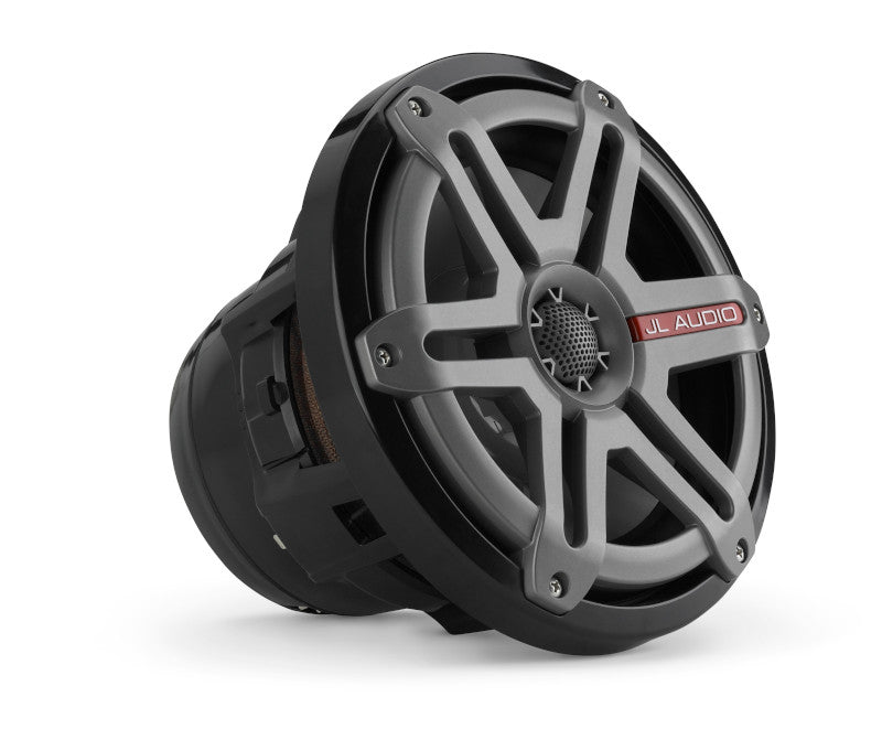 JL Audio M880-CCX-SG-TB/MCS-88CCX5-4-TB 8.8" Marine Speakers - Black w/ Titanium, Sport Grille