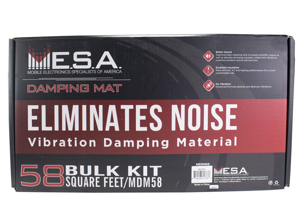 MESA MDM58 - Bulk Kit 58 sq-ft (Kit includes (30) 12"x23" pieces) - Freeman's Car Stereo