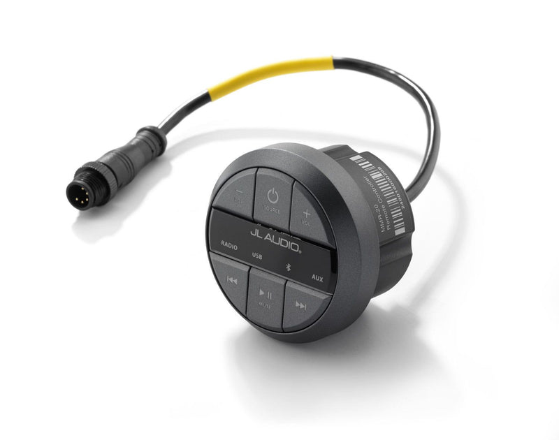 JL AUDIO MMR-20 - Round, wired, non-display remote controller for use with MediaMaster® - Freeman's Car Stereo