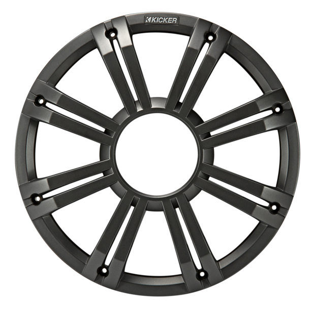 Kicker 45KMG12C 12" Charcoal Grille for KM12 and KMF12 Speakers