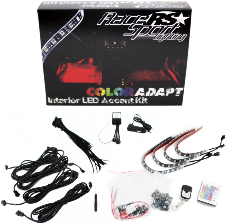 Racesport RSIKIT ColorADAPT® Adaptive RGB LED Interior Kit - Freeman's Car Stereo