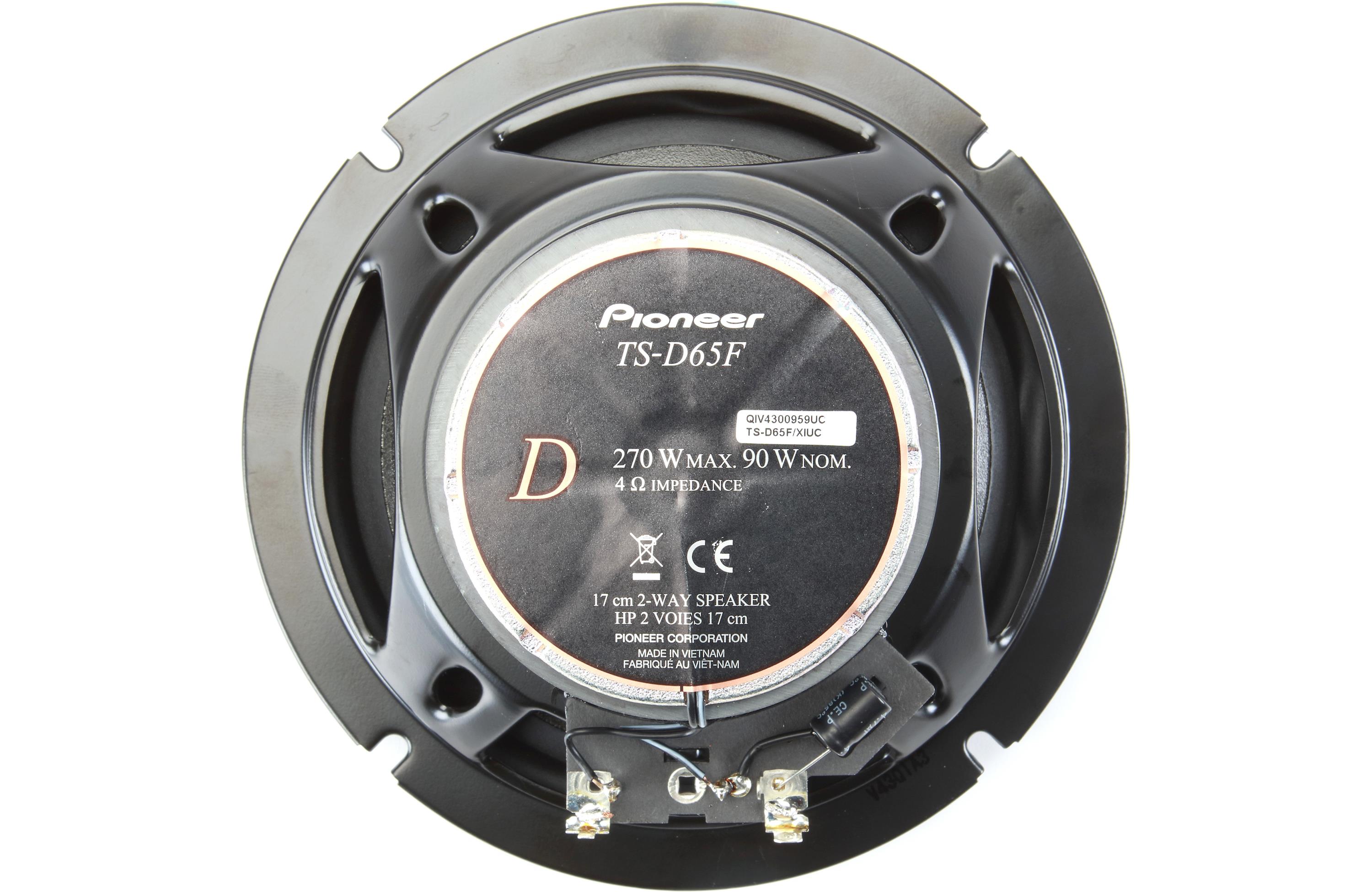 Pioneer TS-D65F 6.5” 2-Way Coaxial System