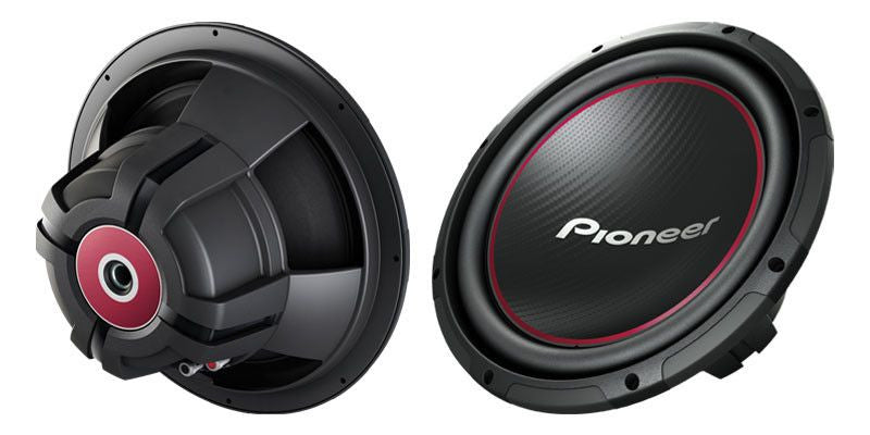 PIONEER TS-W304R - 12" Component Subwoofer with 1,300 Watts Max. Power - Freeman's Car Stereo