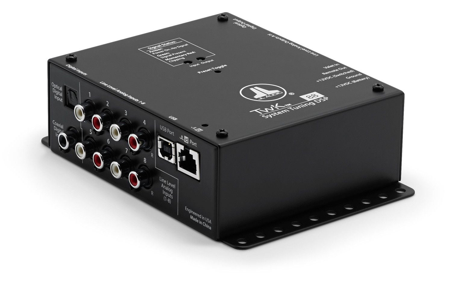 JL Audio TwK-88 - System Tuning DSP 8-ch. Analog + Digital INPUTS / 8-ch. Analog OUTPUTS - Freeman's Car Stereo