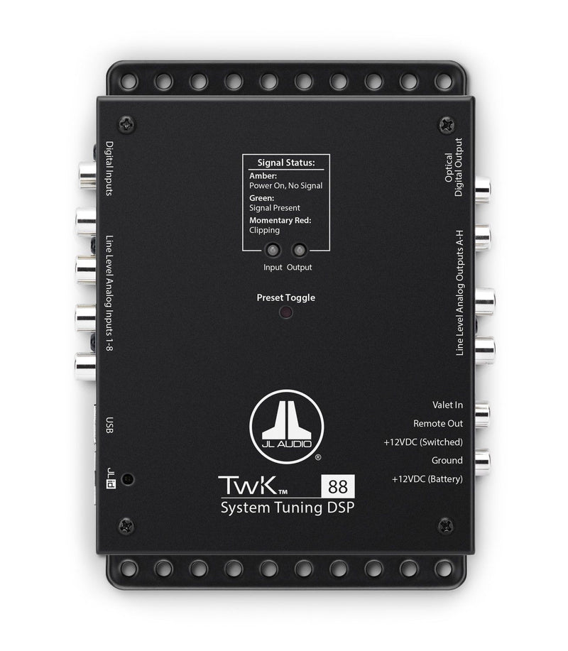 JL Audio TwK-88 - System Tuning DSP 8-ch. Analog + Digital INPUTS / 8-ch. Analog OUTPUTS - Freeman's Car Stereo