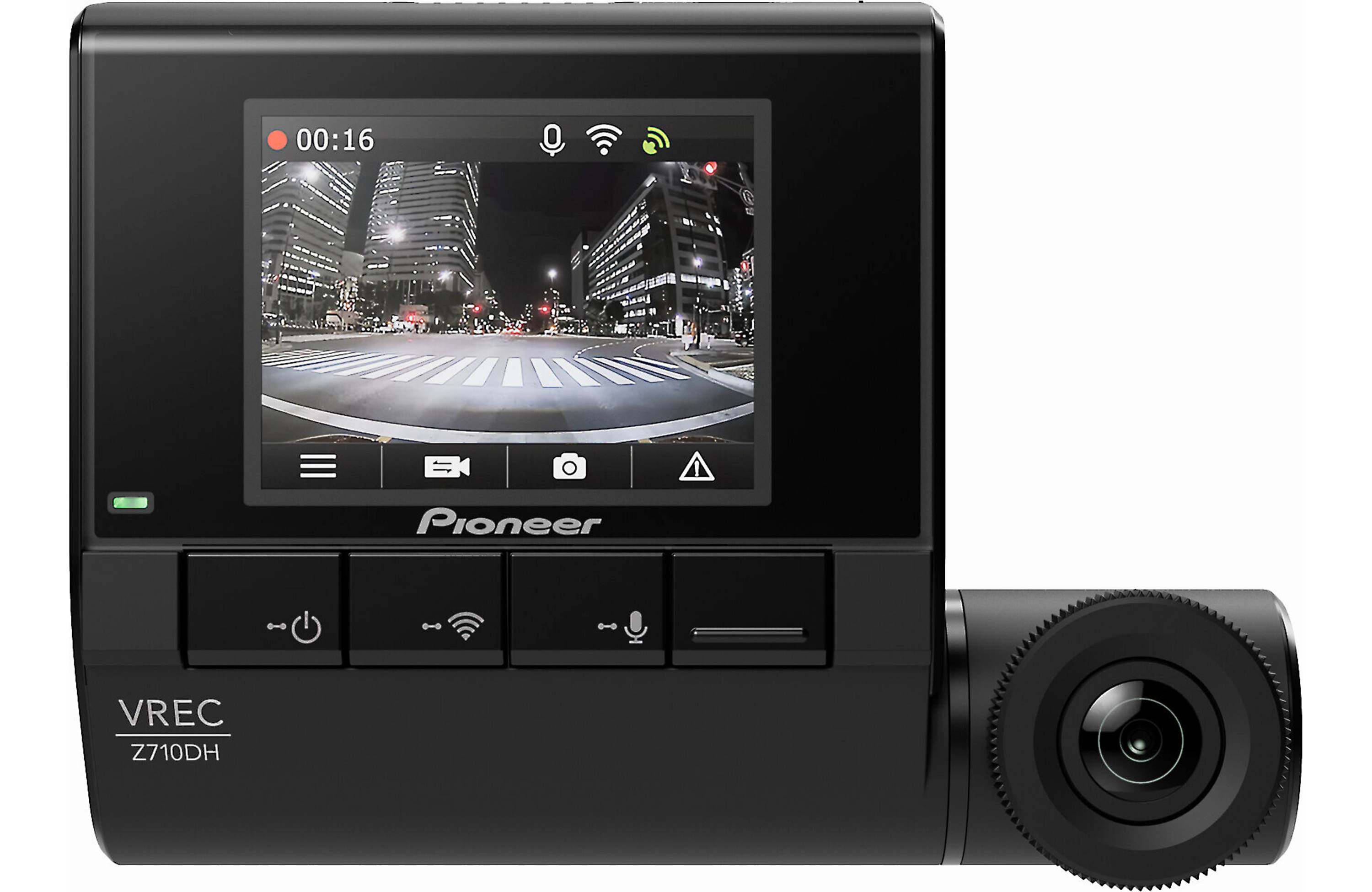 Pioneer VREC-Z710DH HD Dashcam with GPS Wi-Fi and Second HD Camera