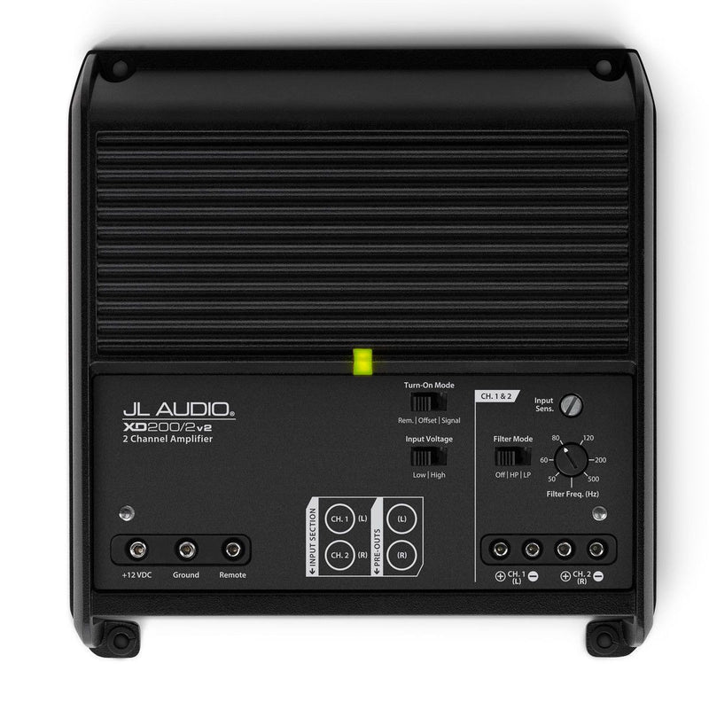 JL Audio XD200/2v2 - 2-Channel Class D Full-Range Amplifier - Freeman's Car Stereo