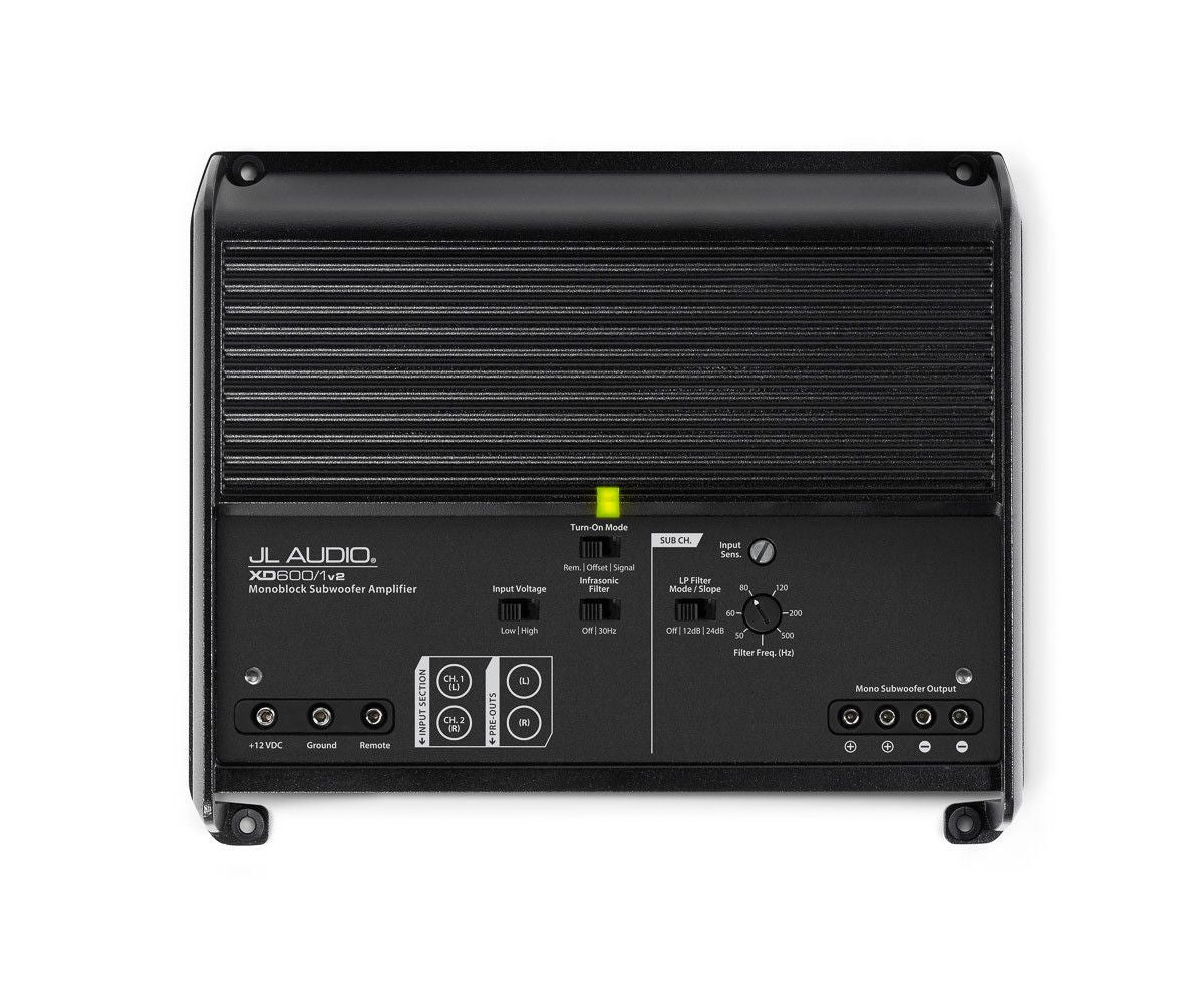 JL Audio XD600/1v2 - Monoblock Class D Subwoofer Amplifier