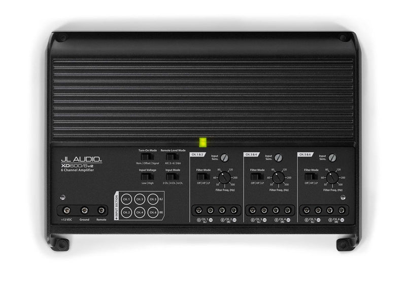 JL Audio XD600/6v2 - 6-Channel Class D Full-Range Amplifier - Freeman's Car Stereo