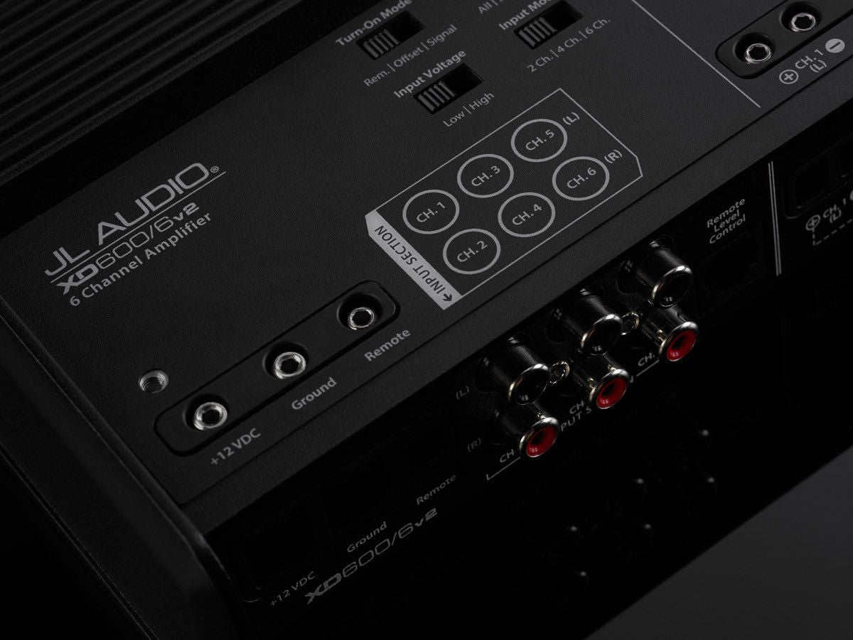 JL Audio XD600/6v2 - 6-Channel Class D Full-Range Amplifier