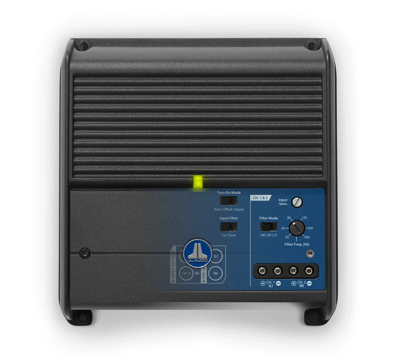 JL Audio XDM200/2 2 Channel Class D Full-Range Car/Marine Amplifier, 200 W