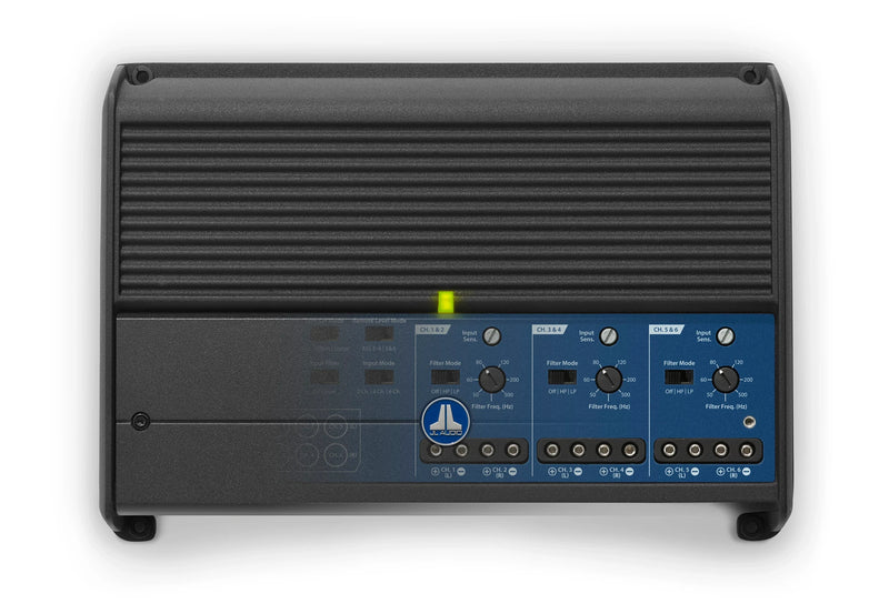 JL Audio XDM600/6 6-Channel Amplifier + 3 pairs M650-CCX-CG-WH Speaker Bundle