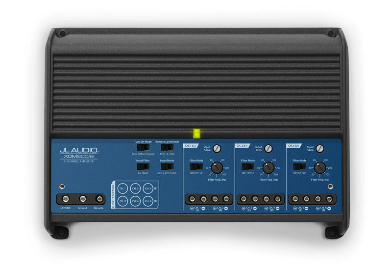 JL Audio XDM600/6 6-Channel Amplifier + 3 pairs M650-CCX-CG-WH Speaker Bundle