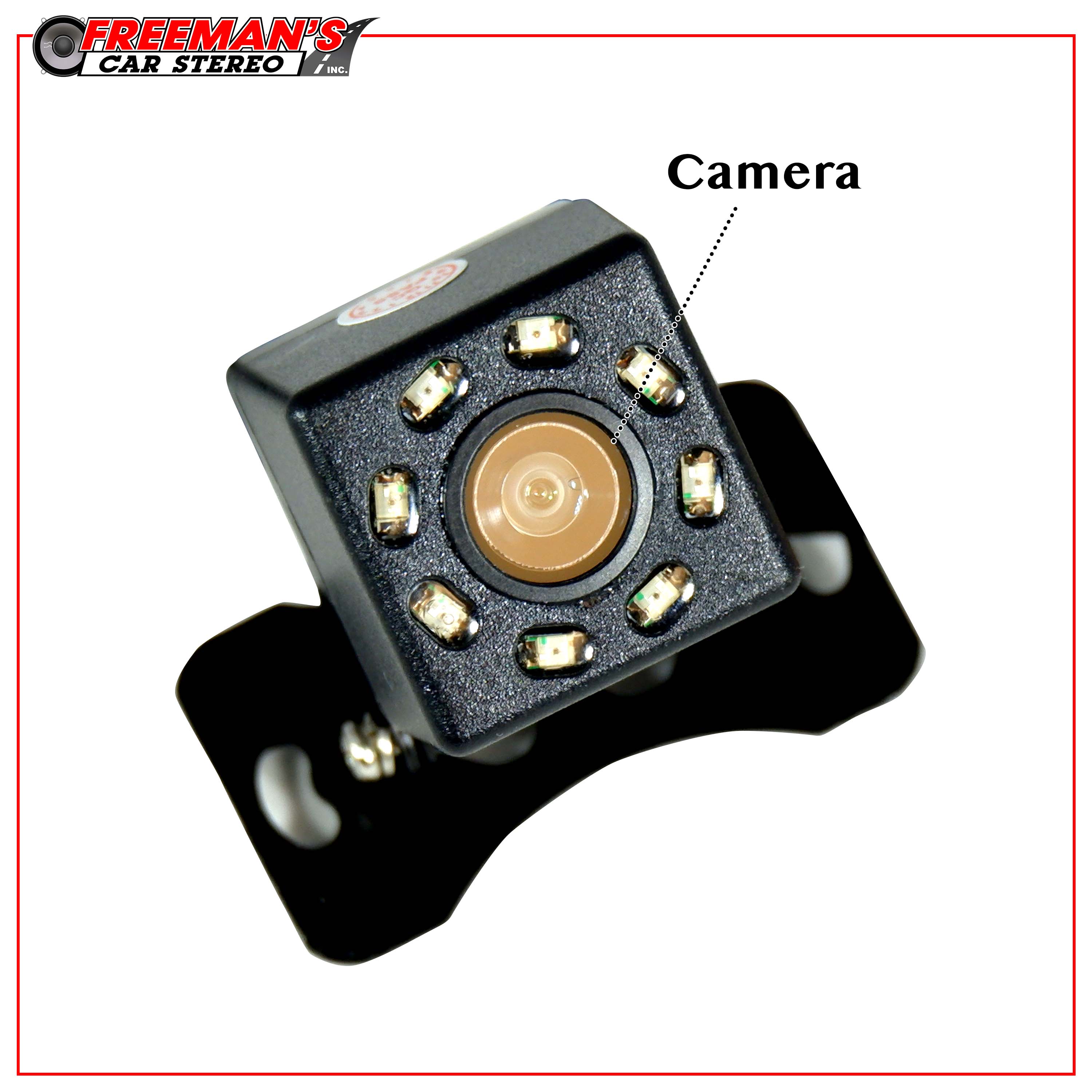 FCS LPCAM8 8 LED Square Hanging Backup Camera