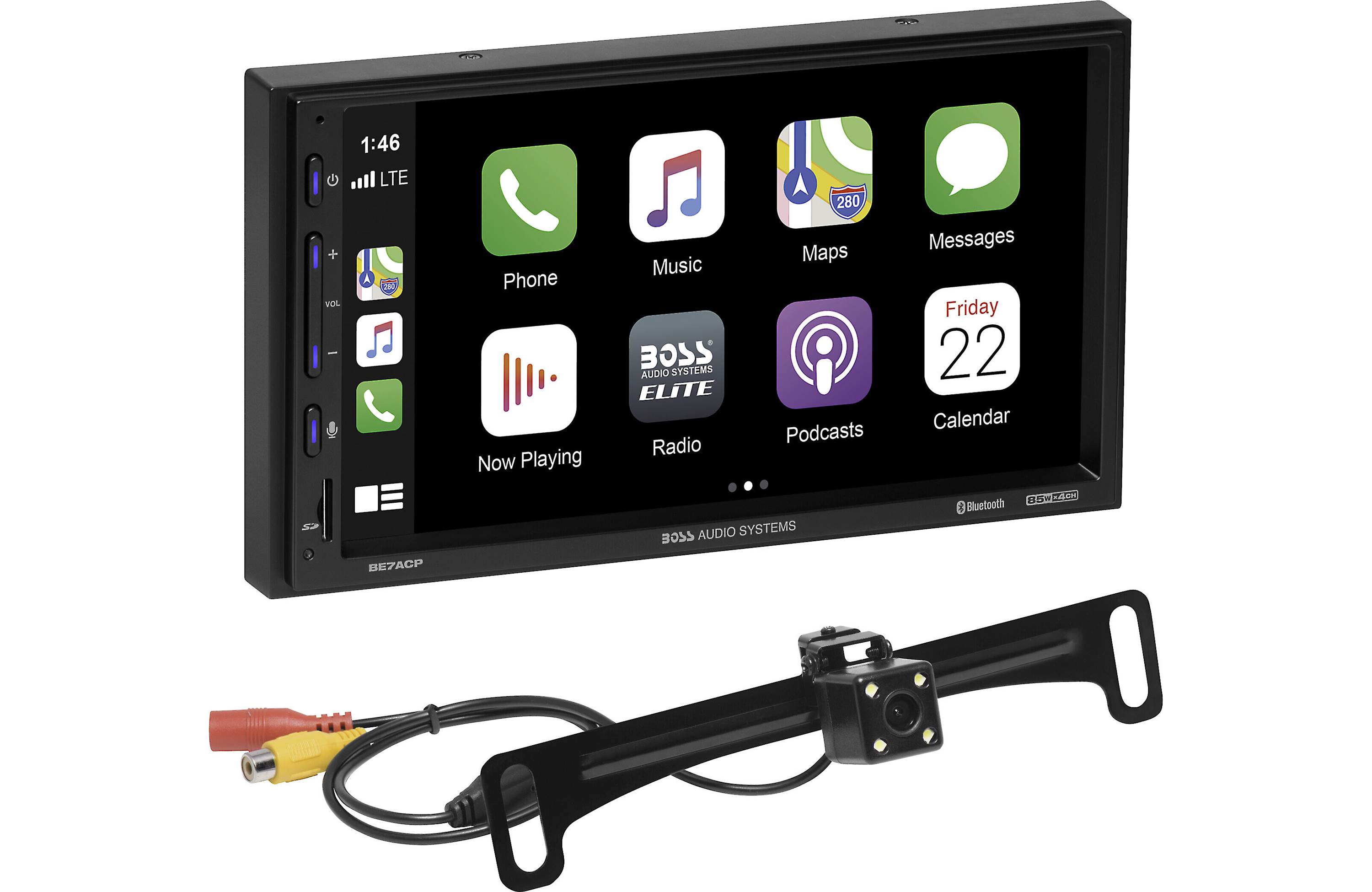 Boss Audio BE7ACP-C 2-Din Digital Multimedia Receiver + FREE Backup Camera