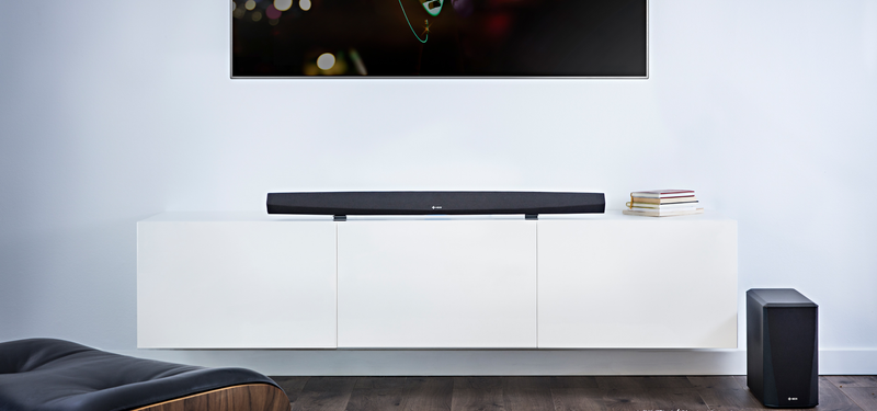 DENON HEOS HomeCinema HS2 Powered 2.1-channel sound bar with wireless subwoofer, Wi-Fi®, and Bluetooth® - Freeman's Car Stereo