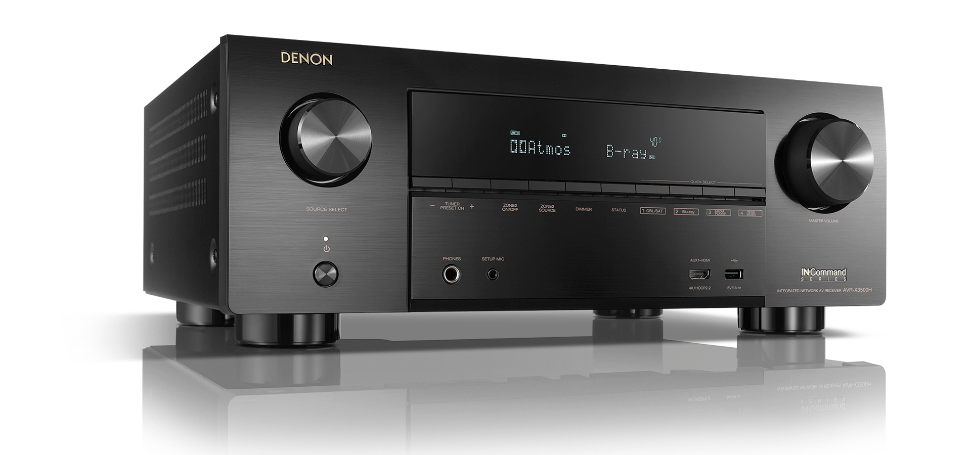 DENON AVR-X3500H (2018) 7.2 channel AVR-X3500H 4K Ultra HD AV receiver - Freeman's Car Stereo