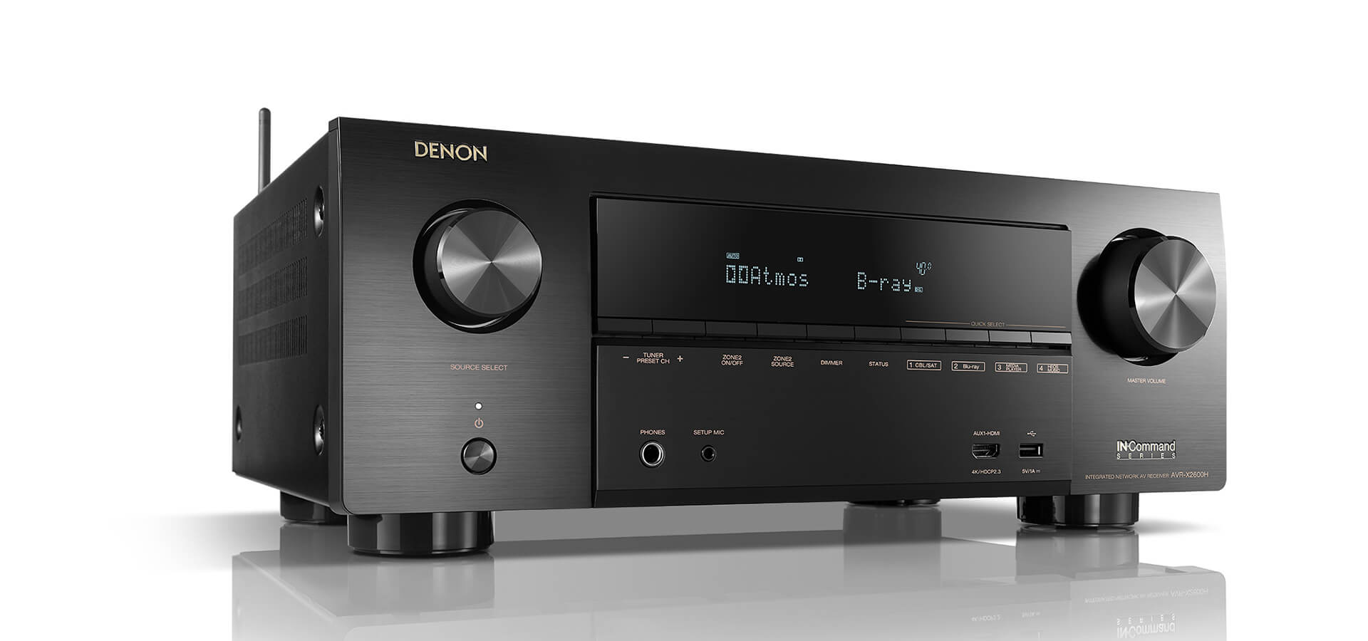 DENON AVR-X2600H (2019) 7.2 channel 4K Ultra HD AV receiver with 95W per channel - Freeman's Car Stereo