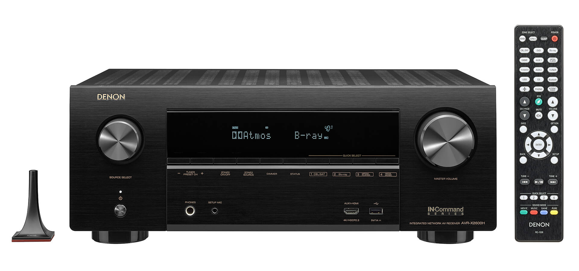 DENON AVR-X2600H (2019) 7.2 channel 4K Ultra HD AV receiver with 95W per channel - Freeman's Car Stereo