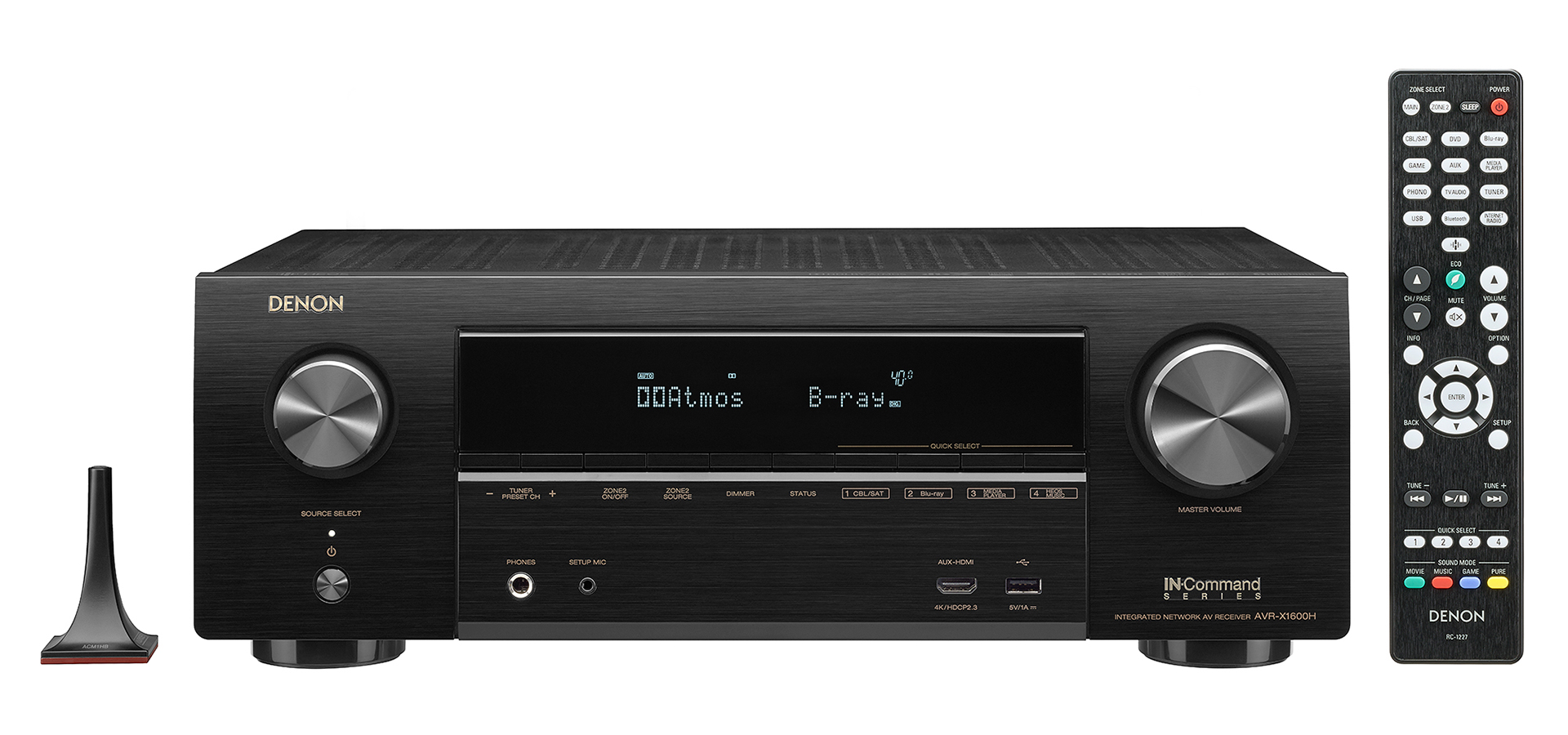 DENON AVR-X1600H (2019) 7.2ch 4K Ultra HD AV Receiver with 3D Audio and HEOS Built-in® - Freeman's Car Stereo