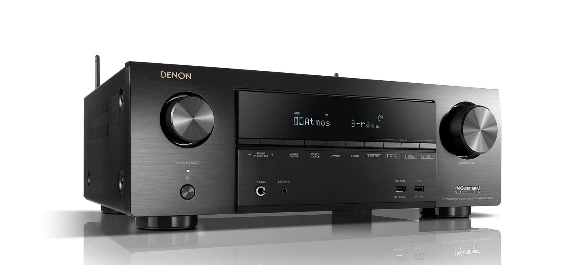 DENON AVR-X1600H (2019) 7.2ch 4K Ultra HD AV Receiver with 3D Audio and HEOS Built-in® - Freeman's Car Stereo